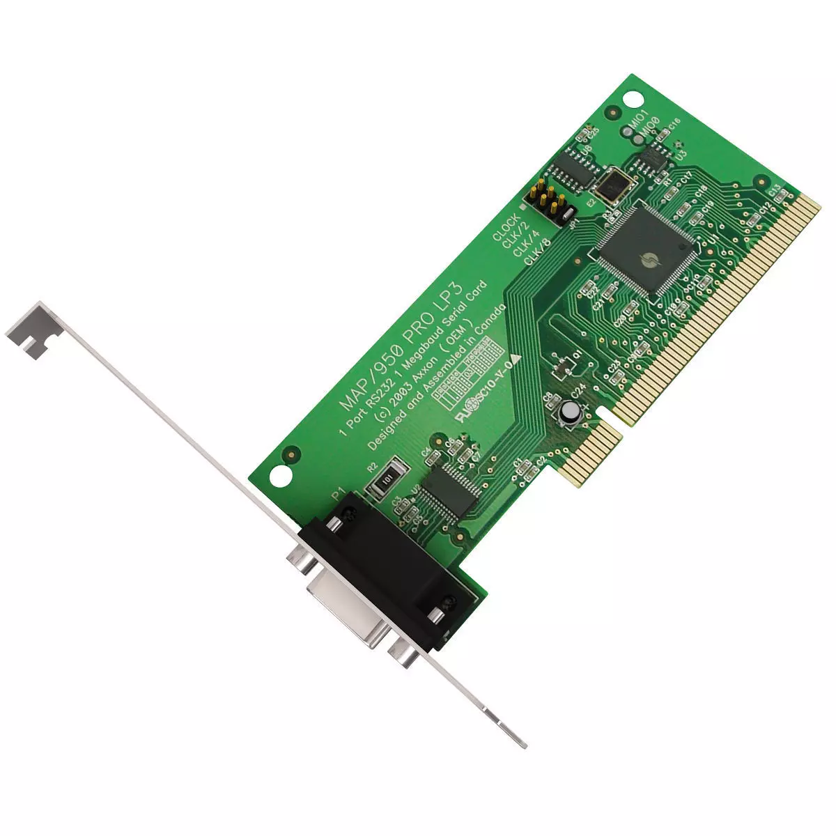 Serial Card 3D model_0