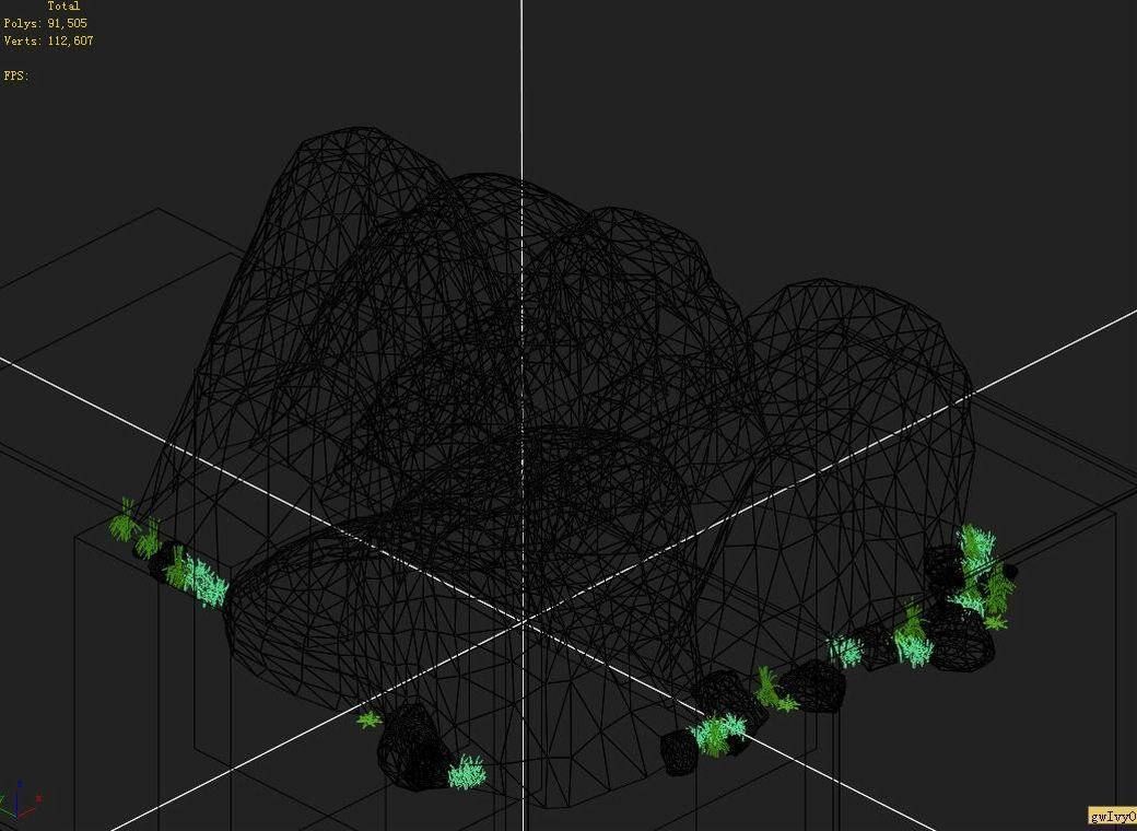 Explore the mountains - Rocks 015 3D model_2