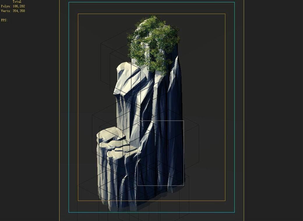 Explore the mountains - Rock 022 3D model_3