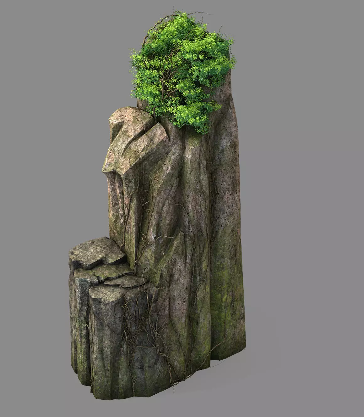 Explore the mountains - Rock 022 3D model_0