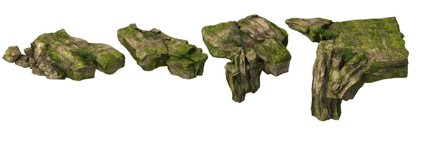 Explore the mountains - Rock 026 3D model_1