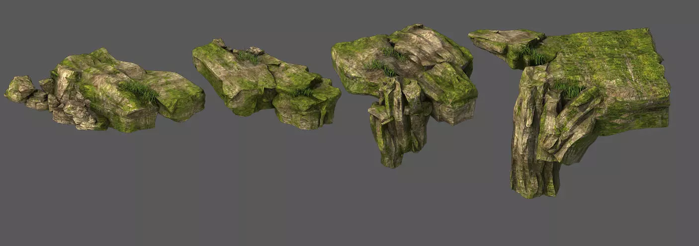 Explore the mountains - Rock 026 3D model_0