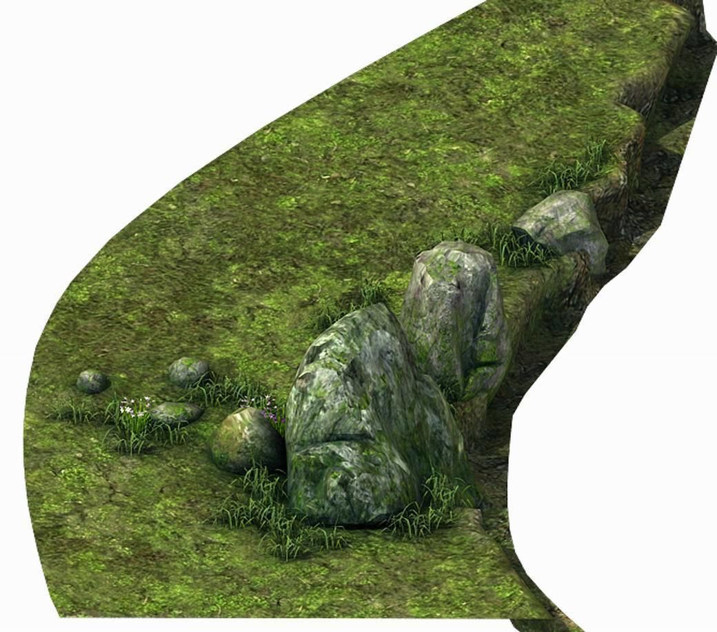 Explore the mountains - rocks - stones 02 3D model_1