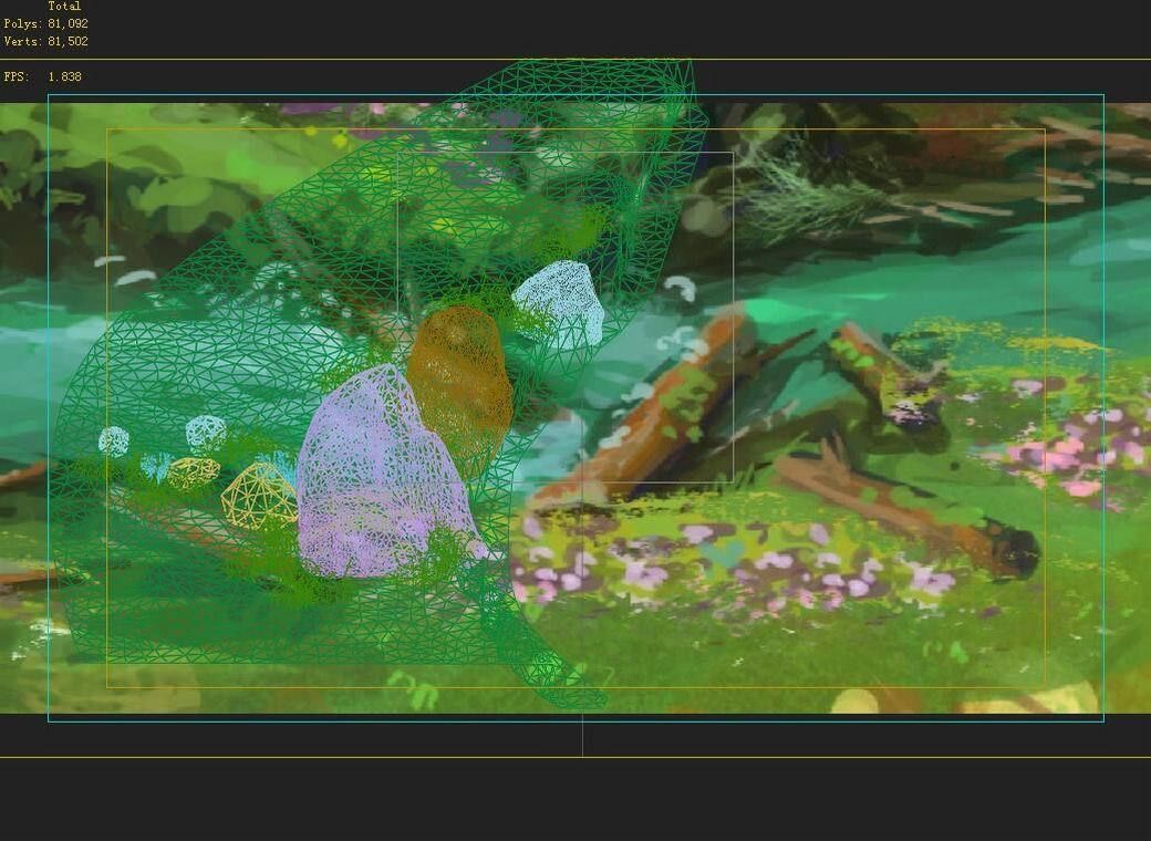 Explore the mountains - rocks - stones 02 3D model_3