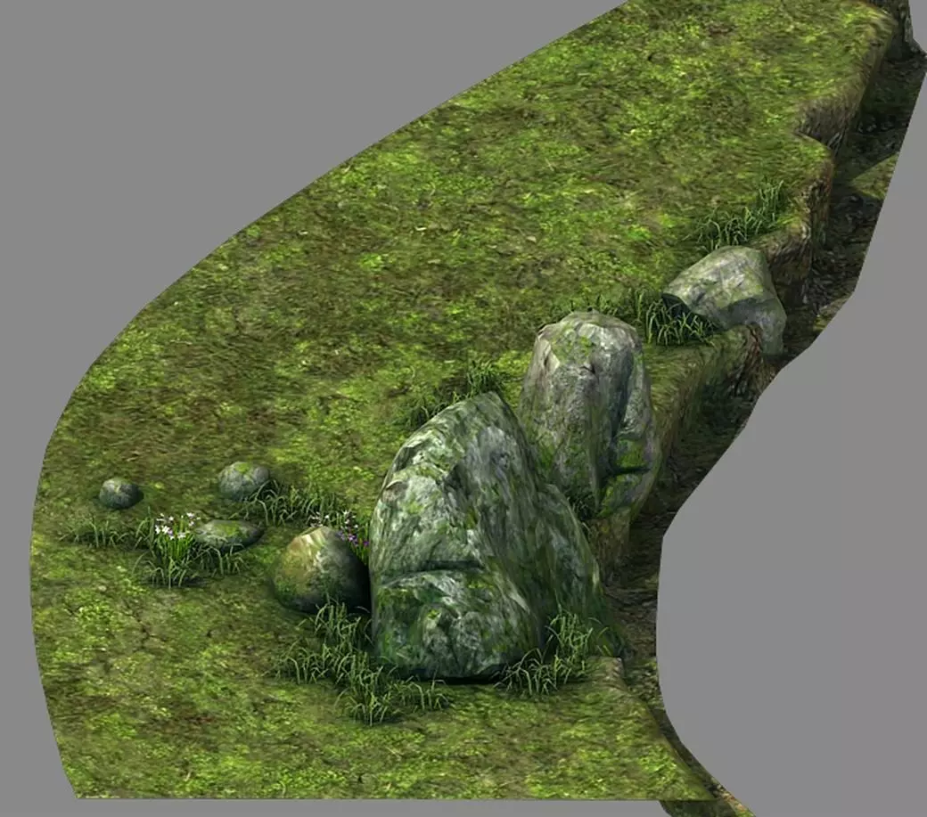 Explore the mountains - rocks - stones 02 3D model_0