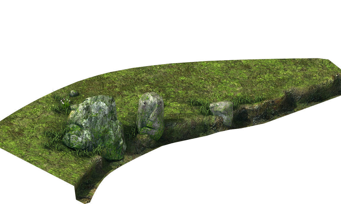 Explore the mountains - rocks - stones 02 3D model_2