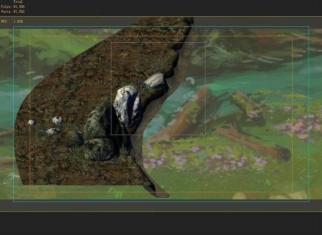 Explore the mountains - rocks - stones 02 3D model_4