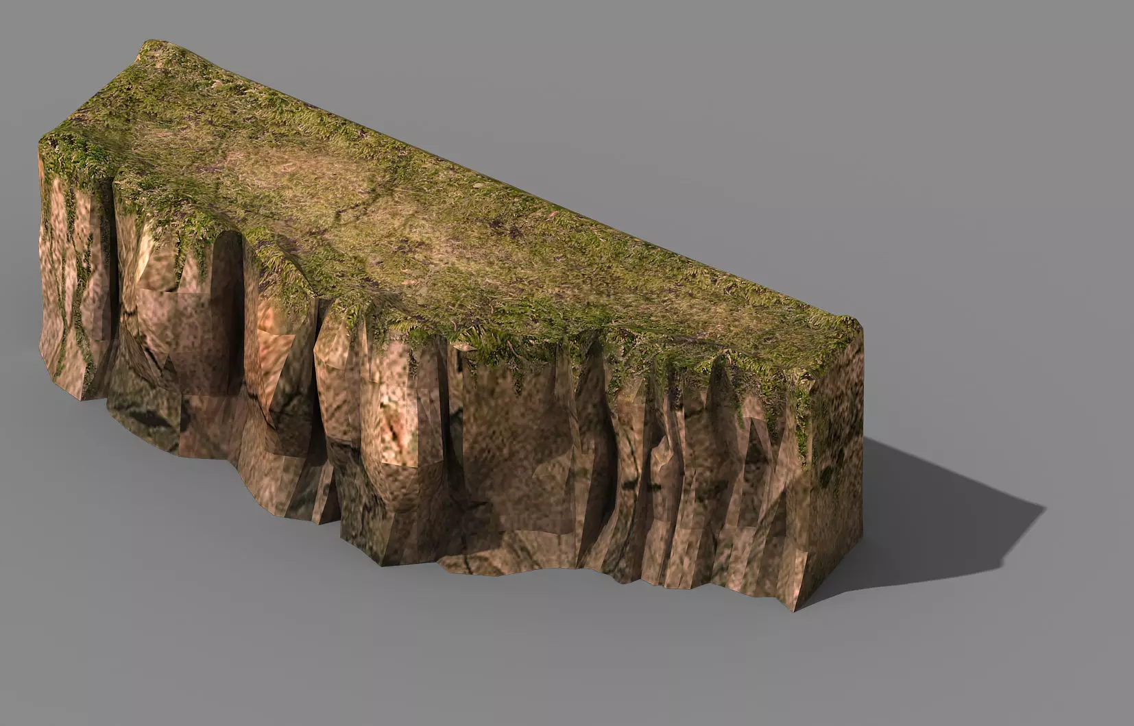 Explore the mountains - Cliff 01 3D model_0