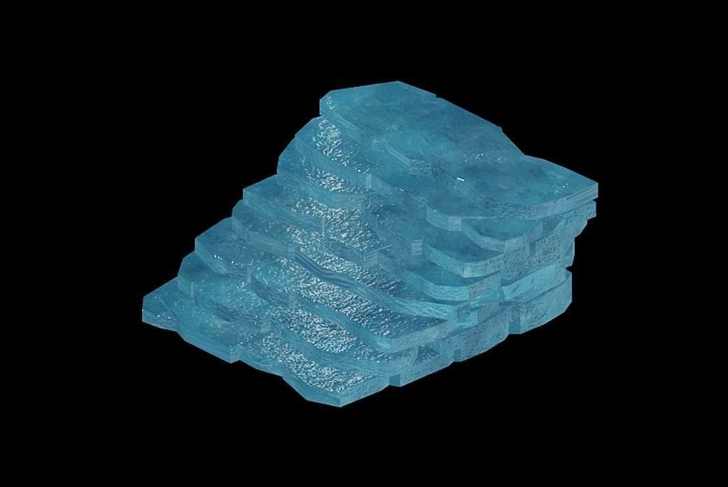 Tongtianhe - ice stone 05 3D model_1