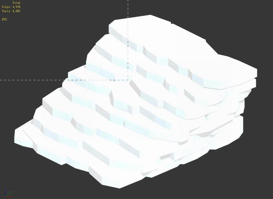 Tongtianhe - ice stone 05 3D model_4