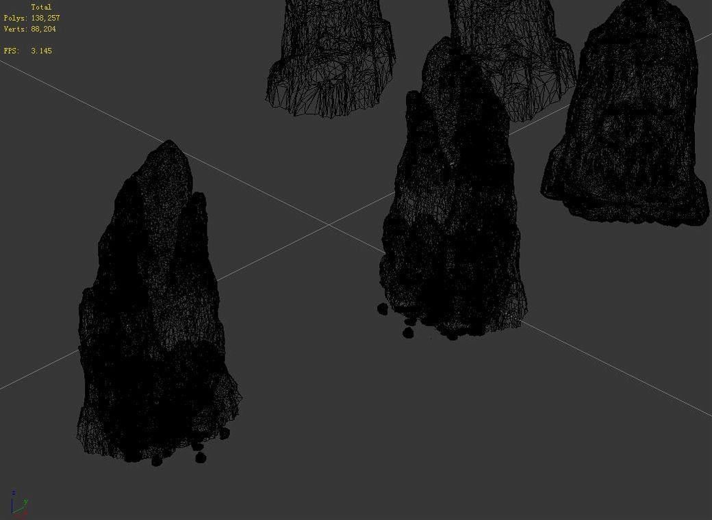 Tongtianhe - rock 01 3D model_6