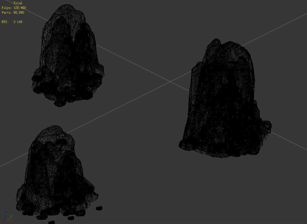 Tongtianhe - rock 02 3D model_4