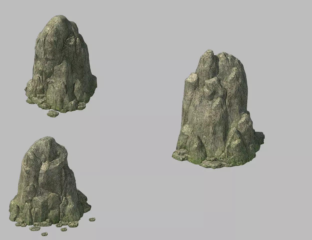 Tongtianhe - rock 02 3D model_0