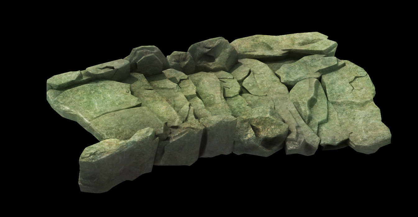 Forgetful forest - stone bridge 34 3D model_1