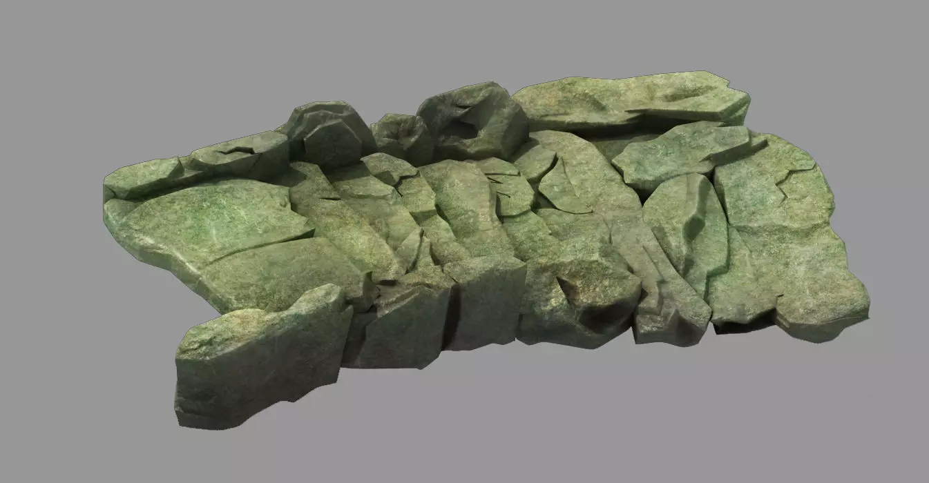 Forgetful forest - stone bridge 34 3D model_0