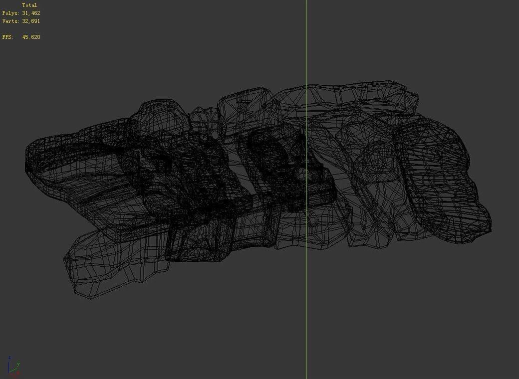 Forgetful forest - stone bridge 34 3D model_4