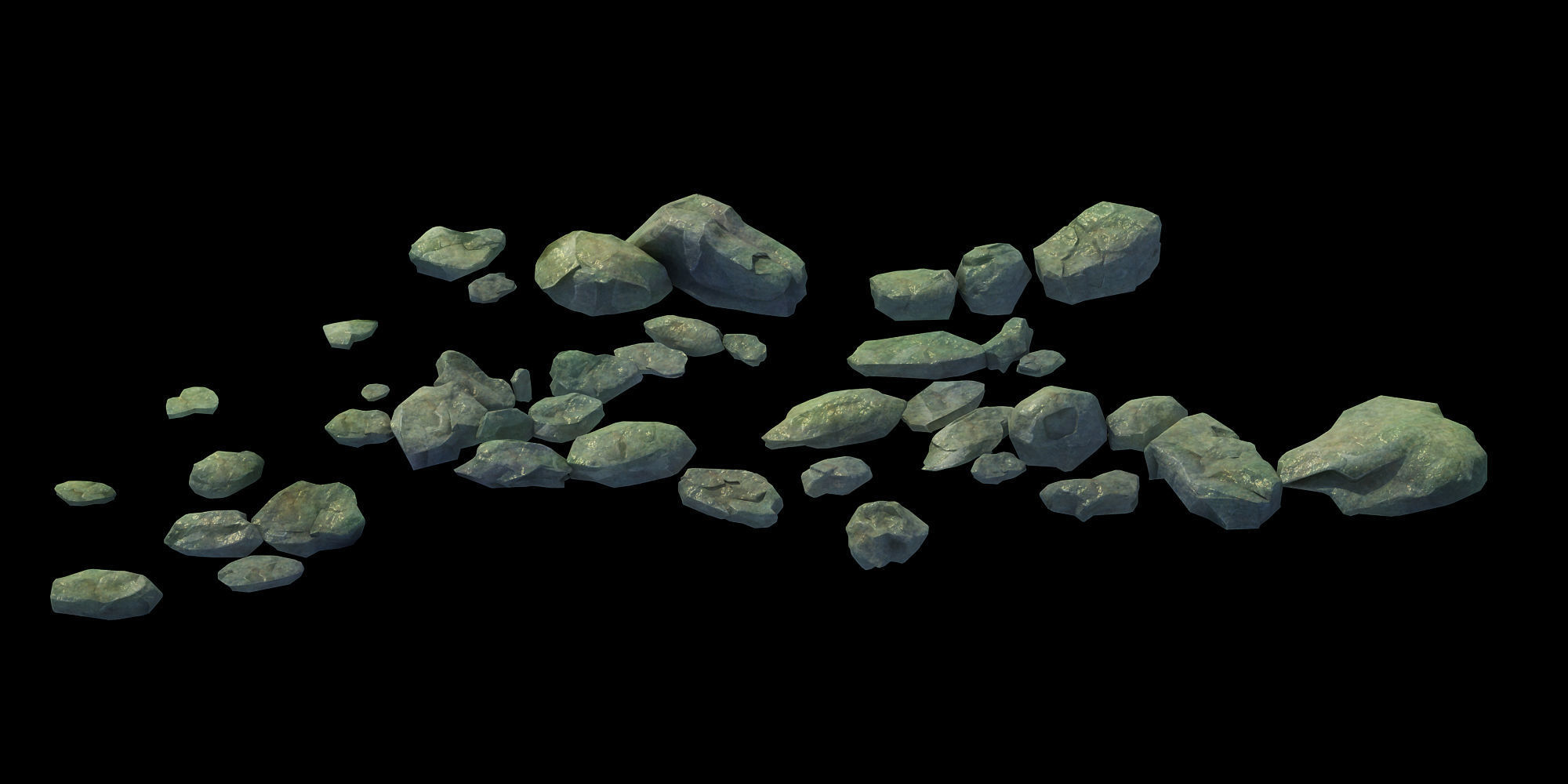 Forgetful Forest - Stone 32 3D model_1