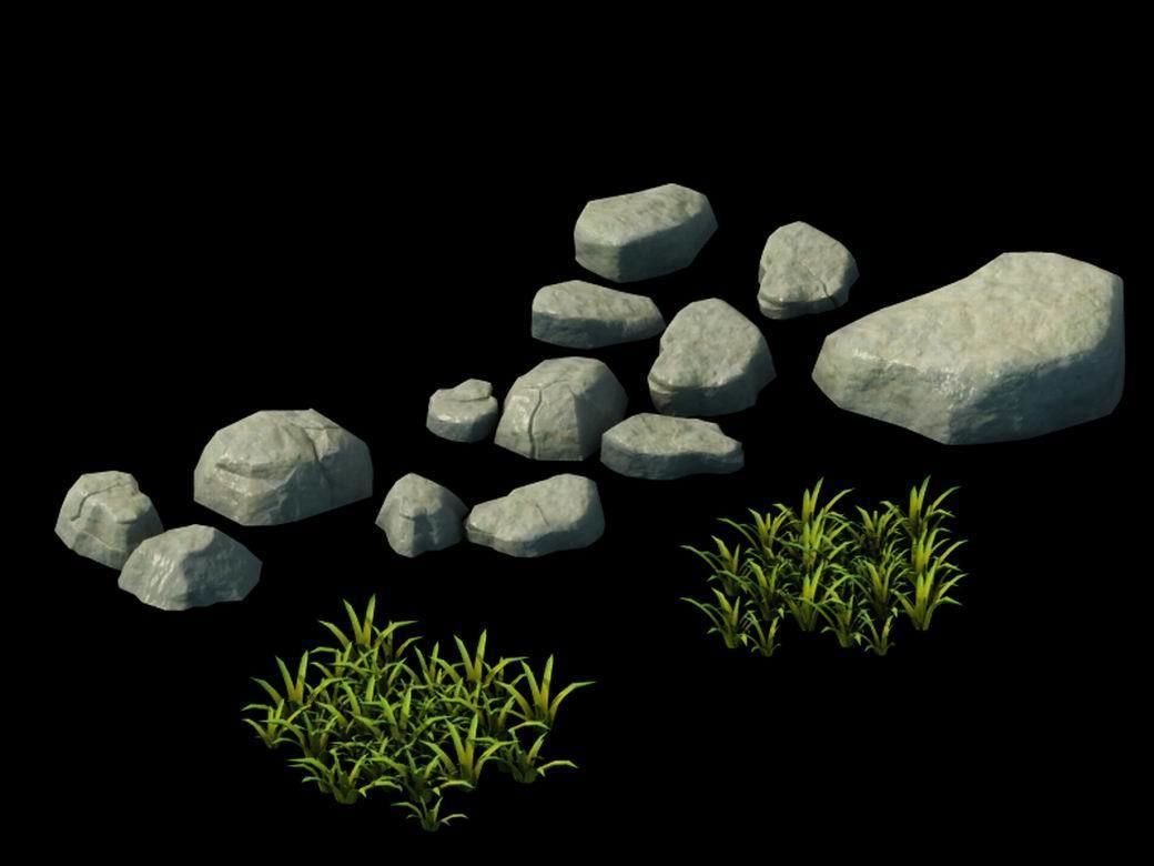 Forgetful Forest - Stone 91 3D model_1