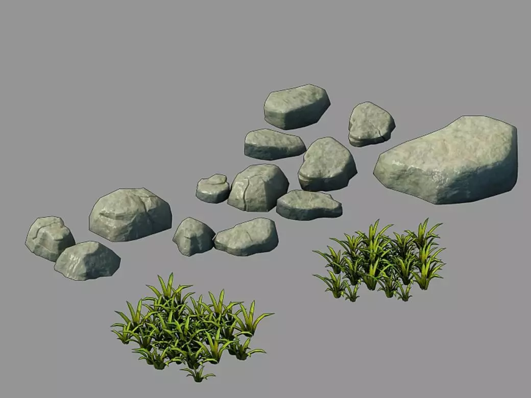 Forgetful Forest - Stone 91 3D model_0