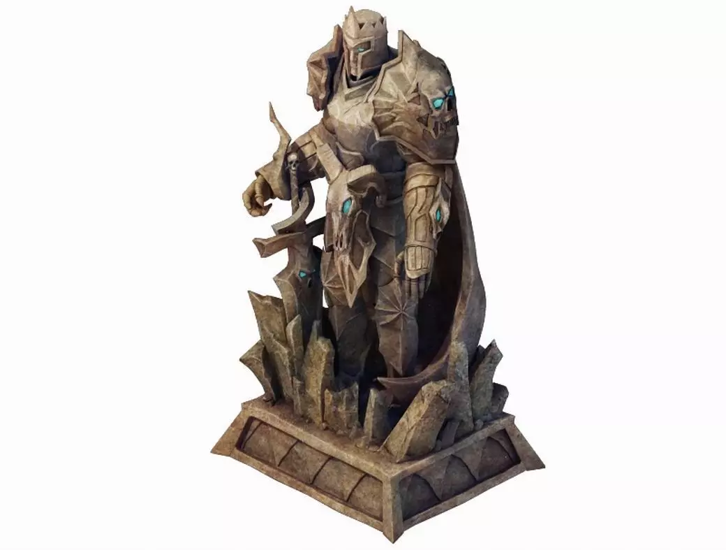 Evil Creator - Stone - Advanced Death Knight 03 3D model_0