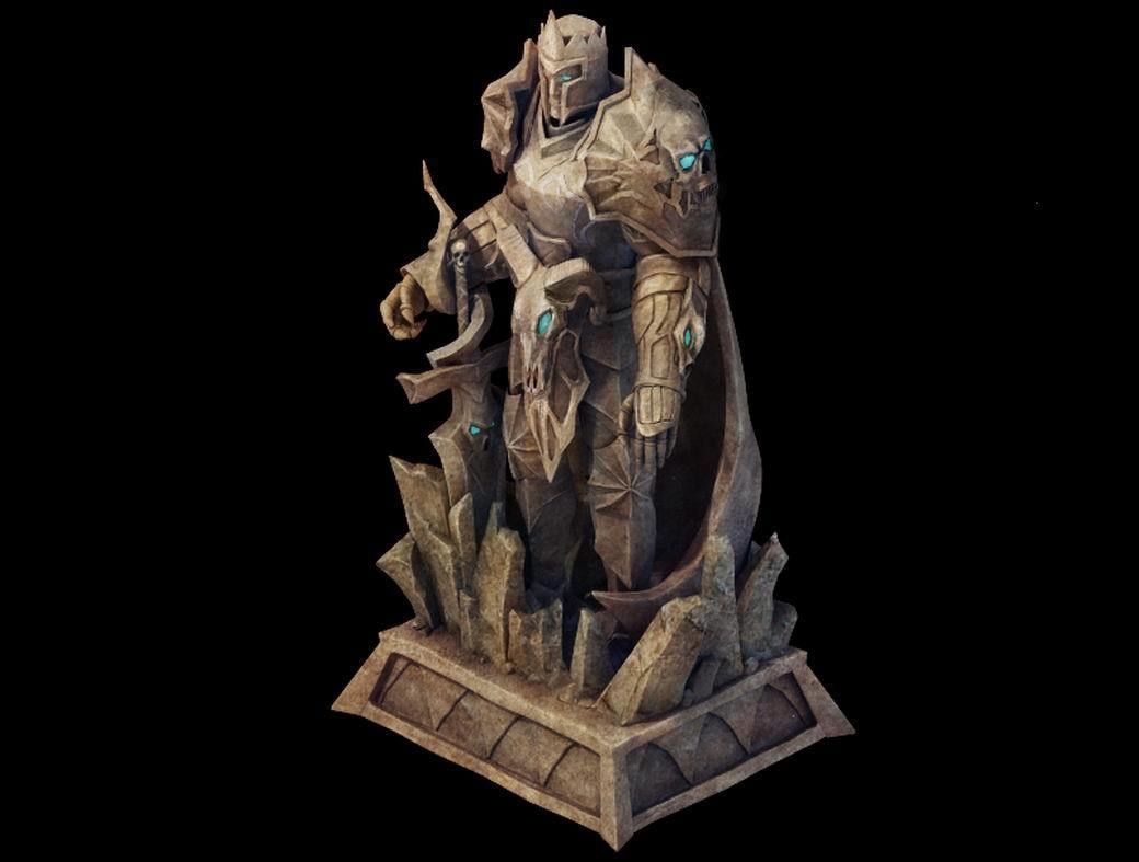 Evil Creator - Stone - Advanced Death Knight 03 3D model_1