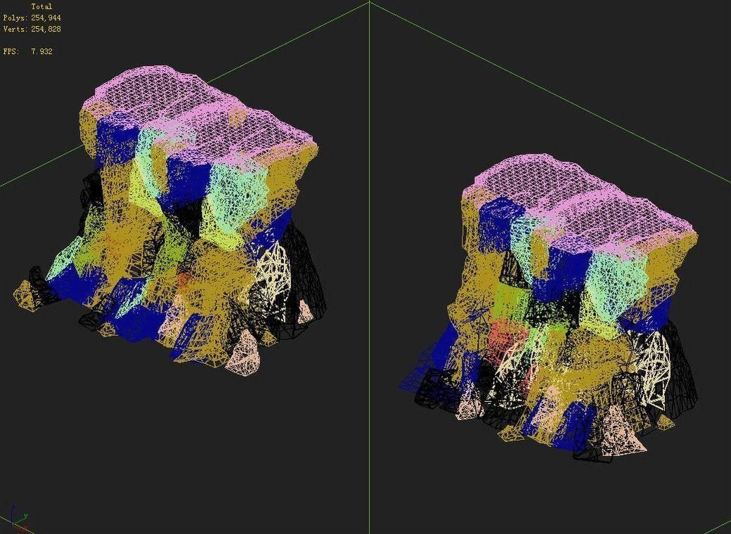 Sennard - Cliff 01 3D model_3