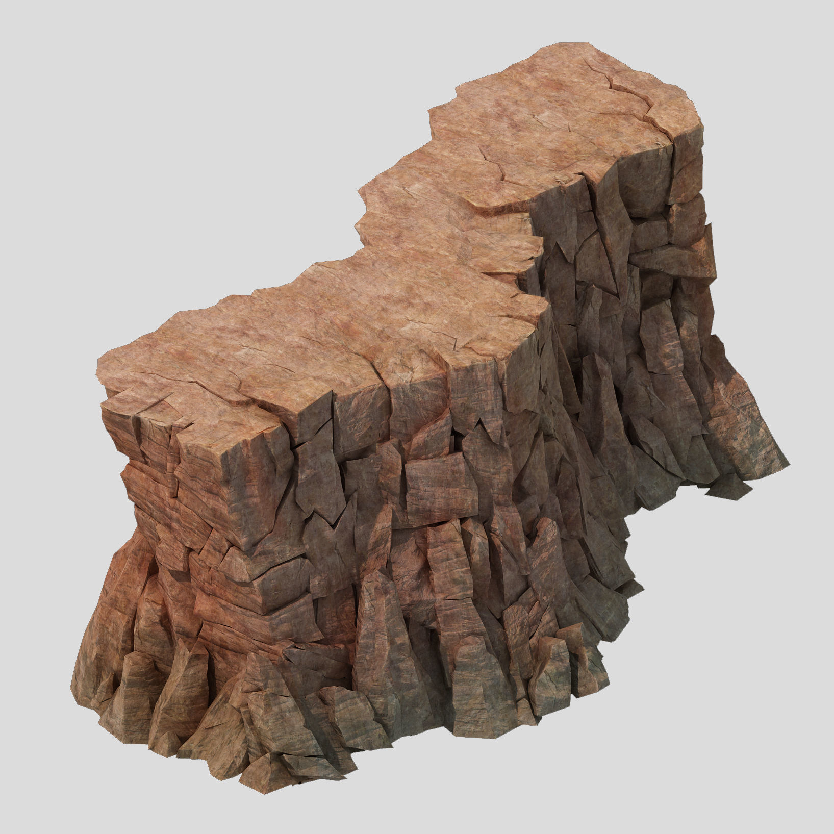 Sennard - Cliffs 04 3D model_2