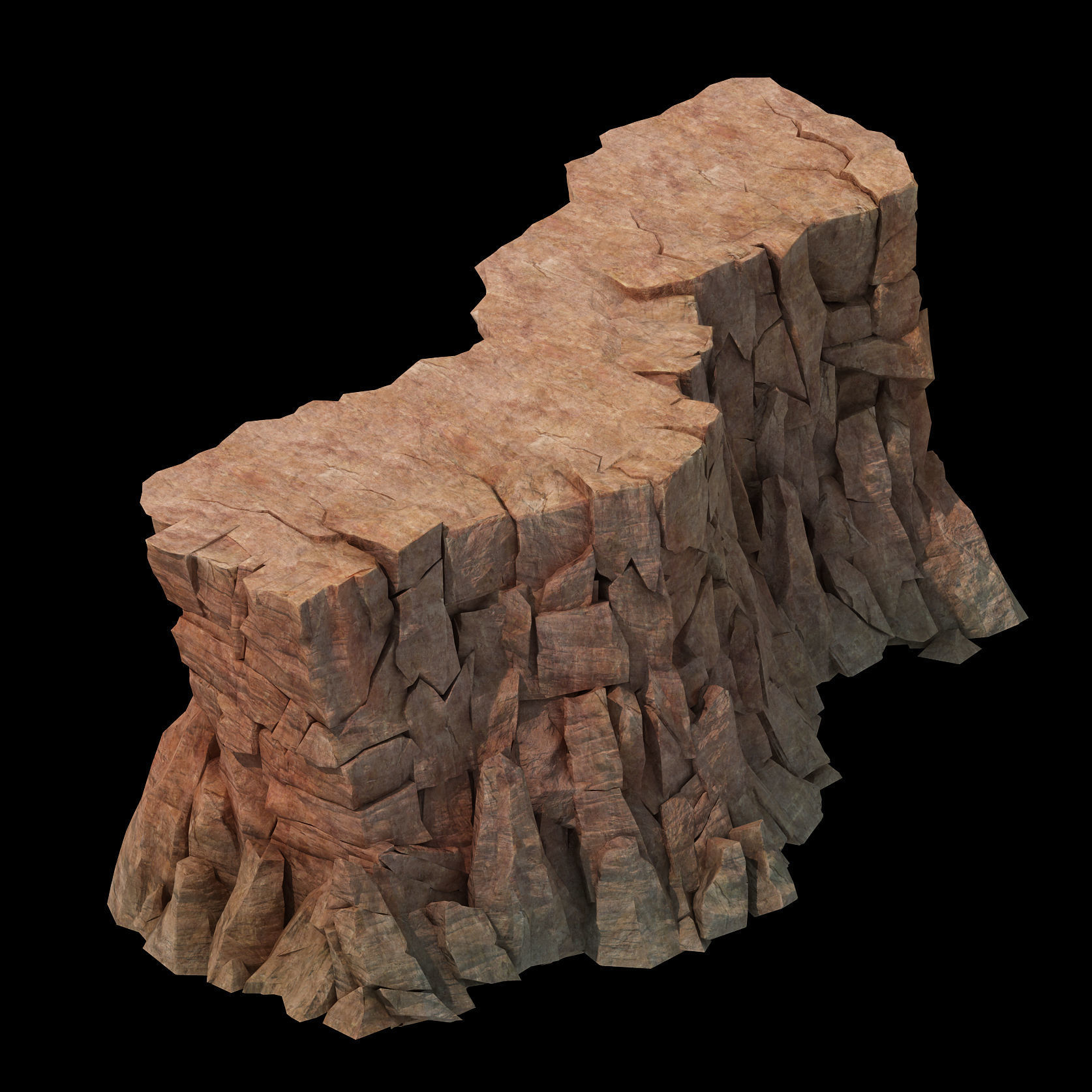 Sennard - Cliffs 04 3D model_3