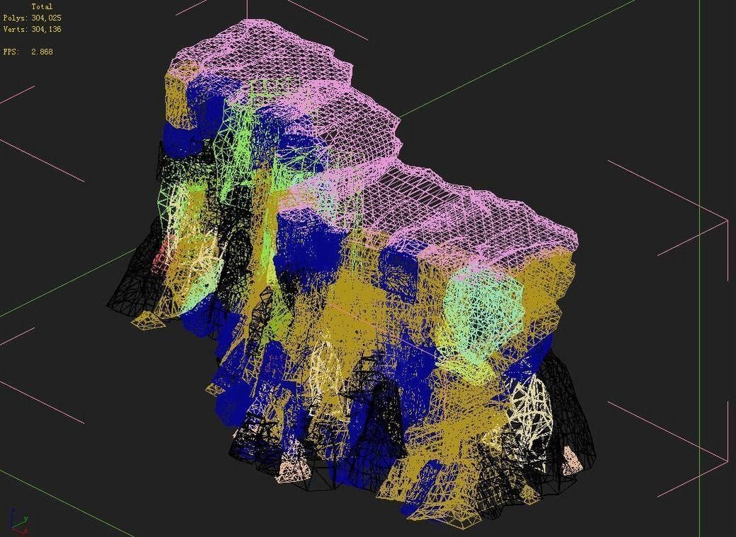 Sennard - Cliffs 04 3D model_5