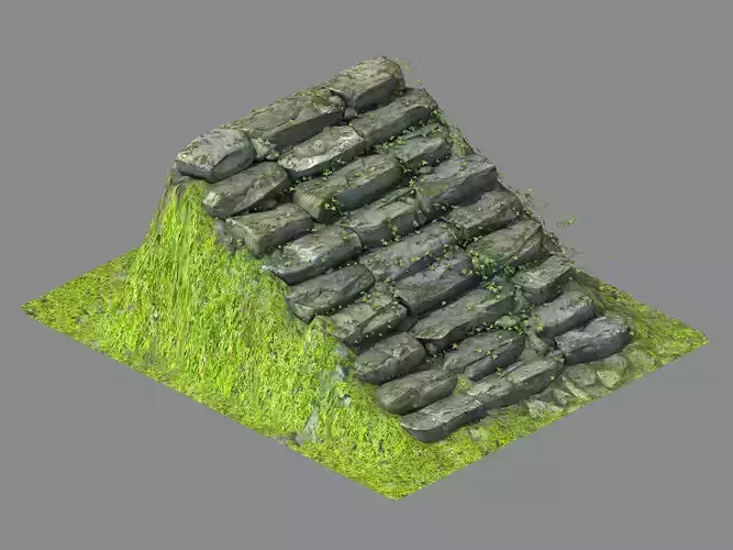 New Village - stone steps 02