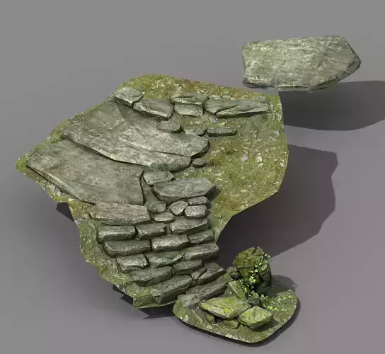 New Village - stone steps 04