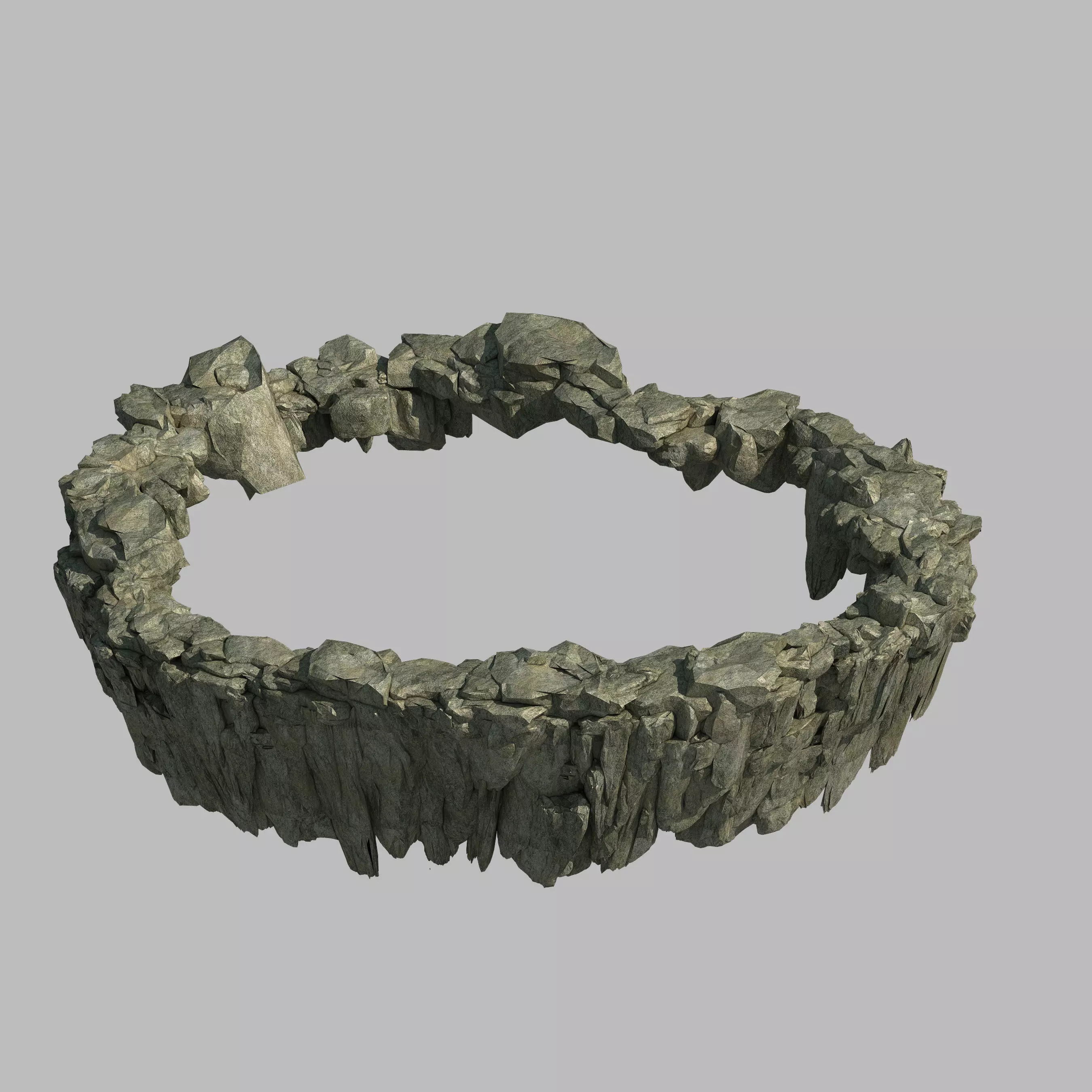 Xinshoucun cliffs 1 3D model_0