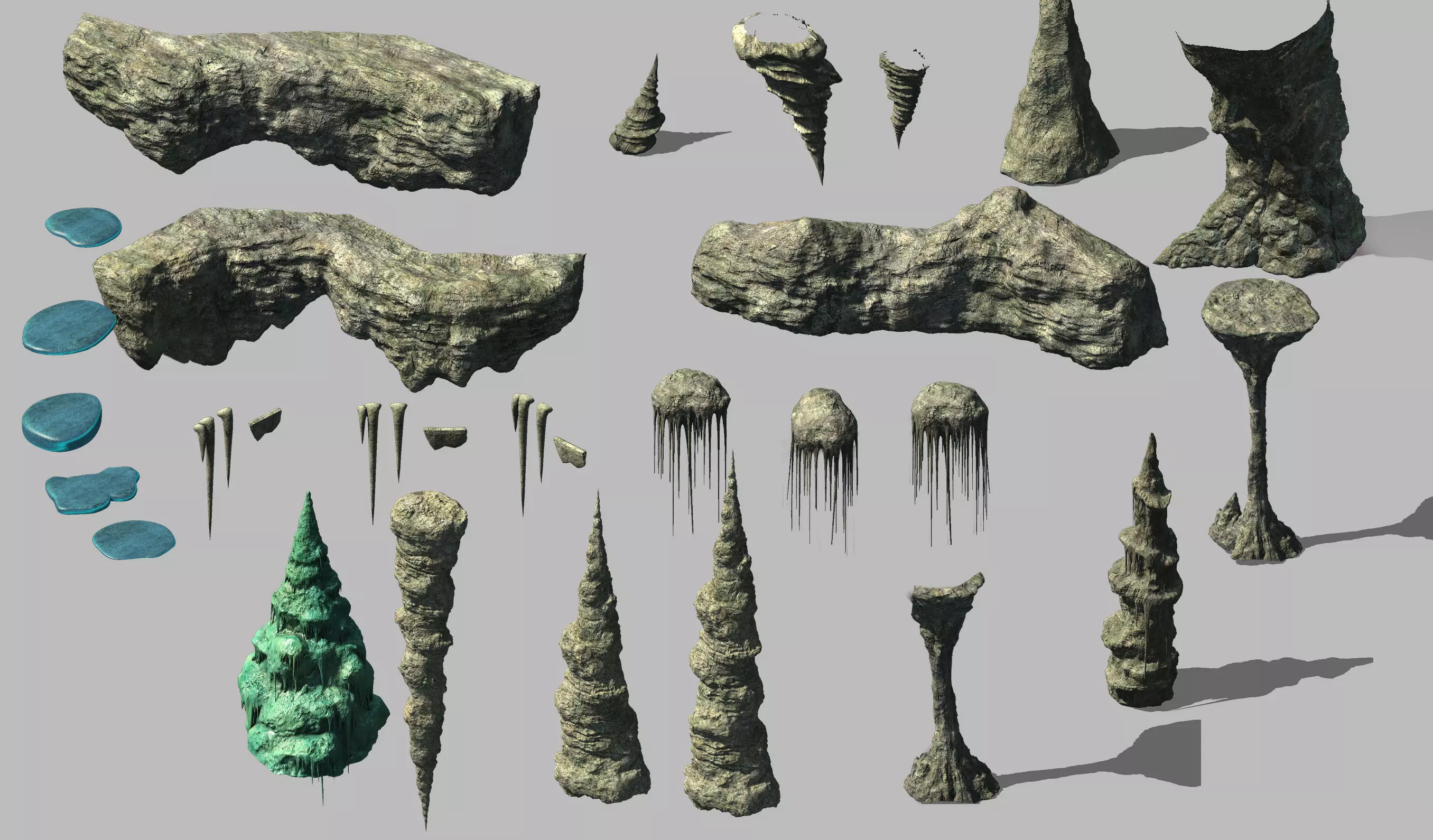 Rock - Caves - Magma 3D model_0