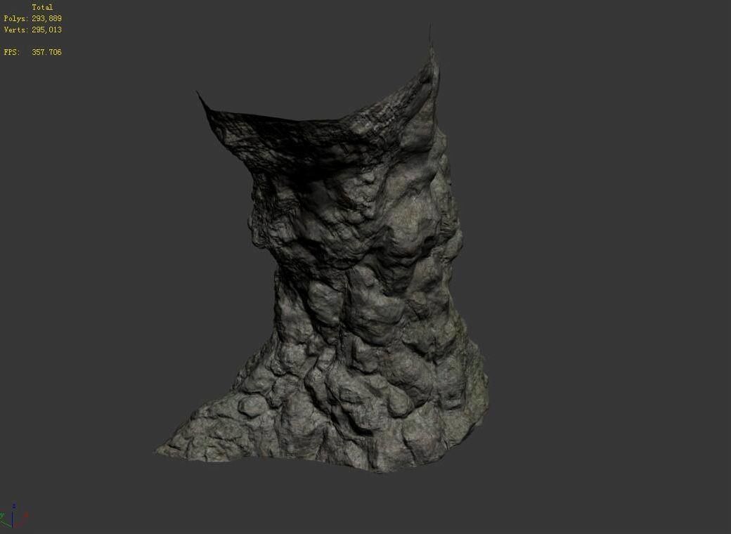 Rock - Caves - Magma 3D model_26