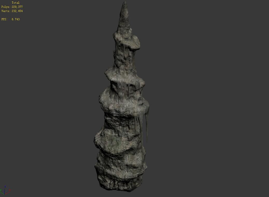 Rock - Caves - Magma 3D model_45