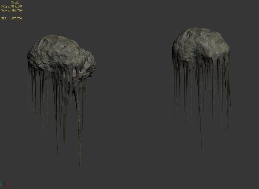 Rock - Caves - Magma 3D model_32
