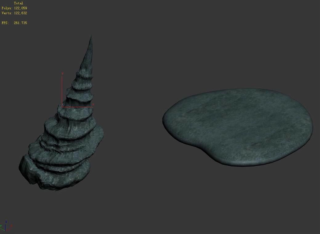 Rock - Caves - Magma 3D model_39