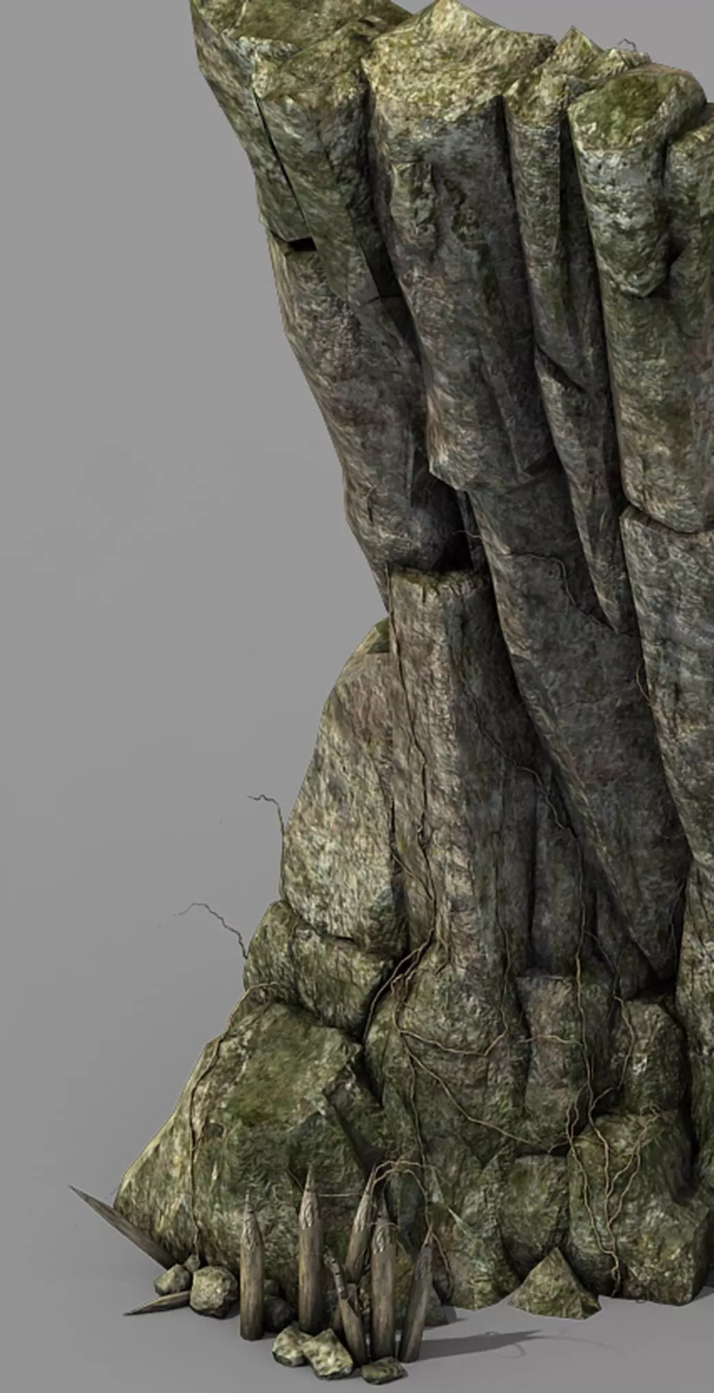 Brutal tribes - Cliffs 02 3D model_0