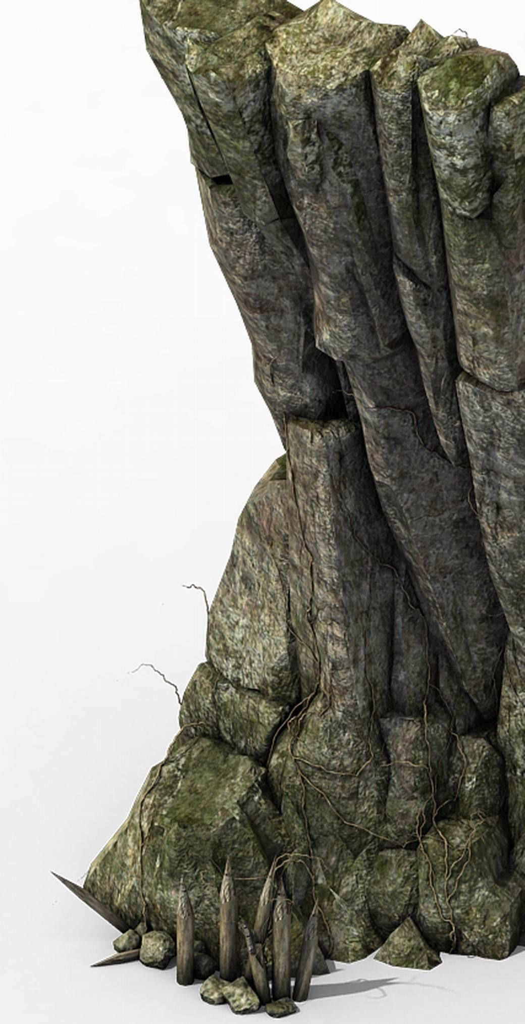 Brutal tribes - Cliffs 02 3D model_1