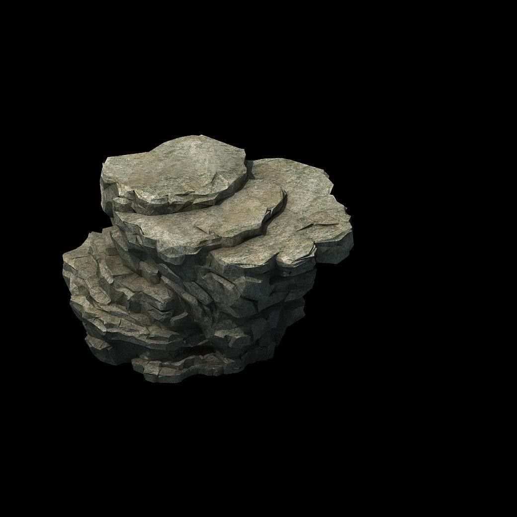 Wild - rock 1101 3D model_1
