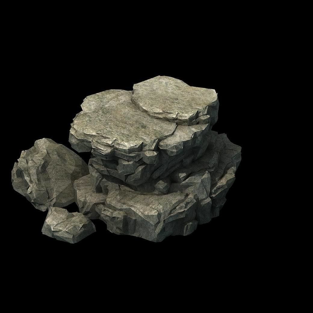 Wild - rock 1103 3D model_1