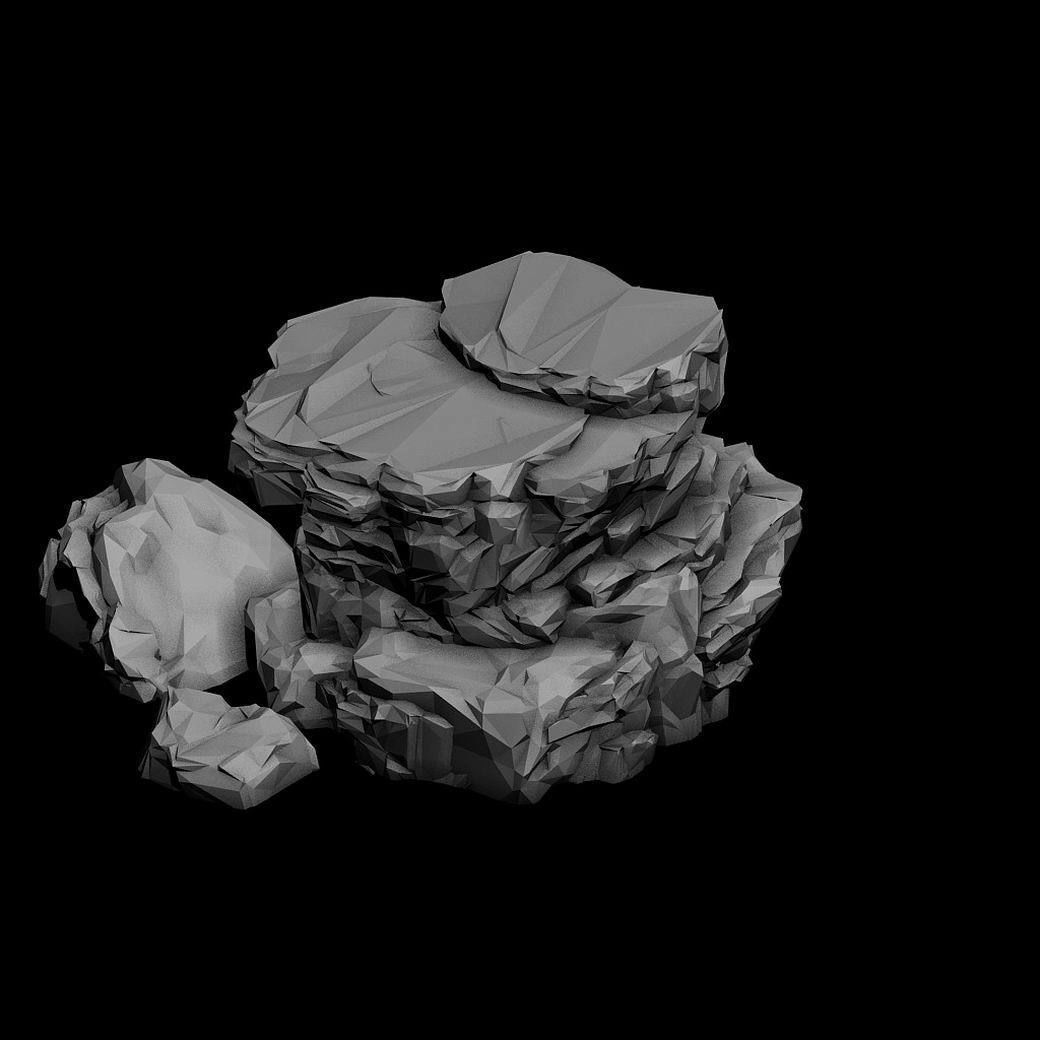 Wild - rock 1103 3D model_2