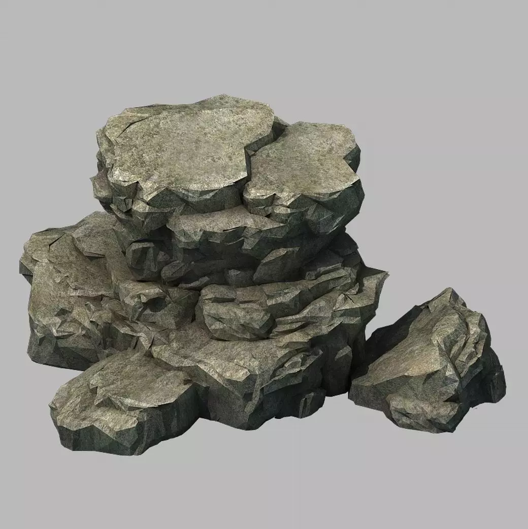 Wild - rock 1104 3D model_0