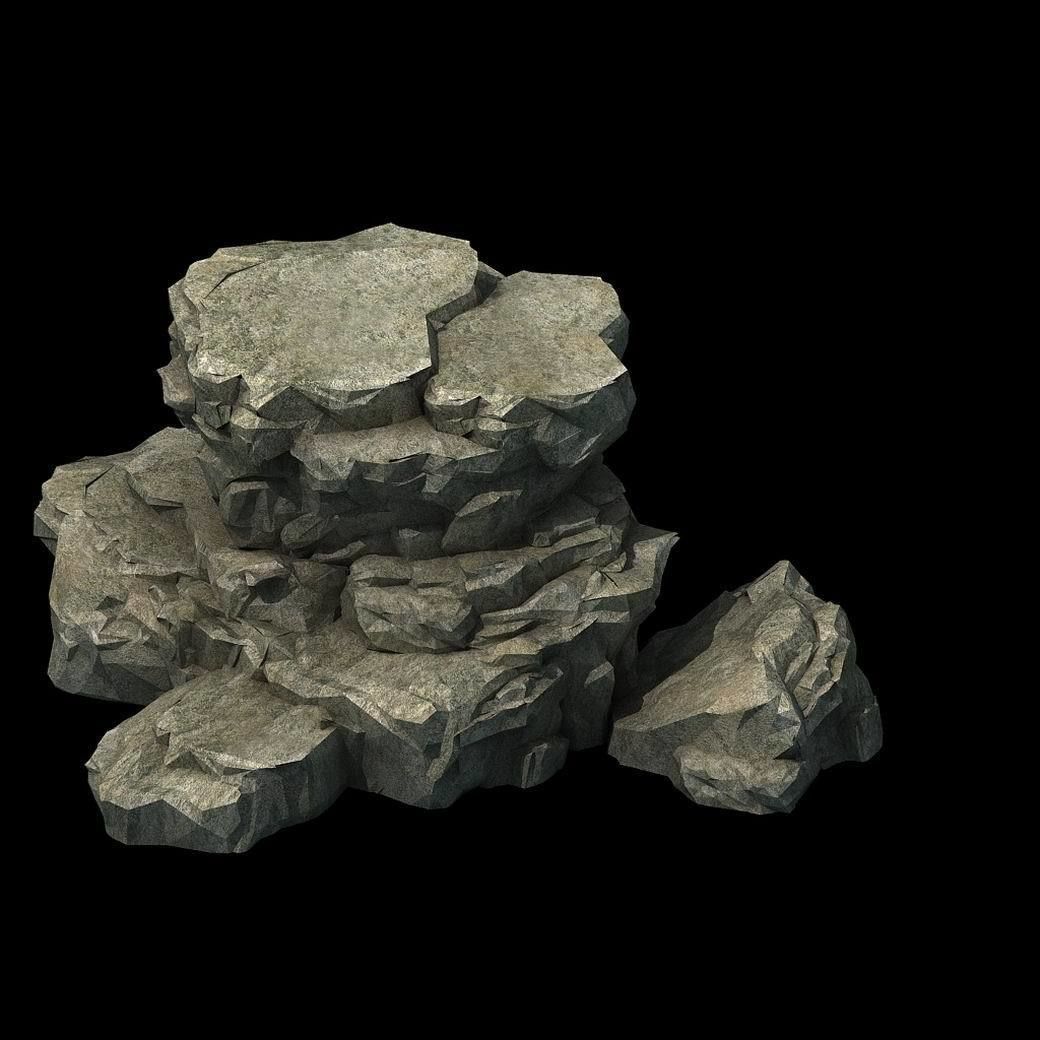 Wild - rock 1104 3D model_1