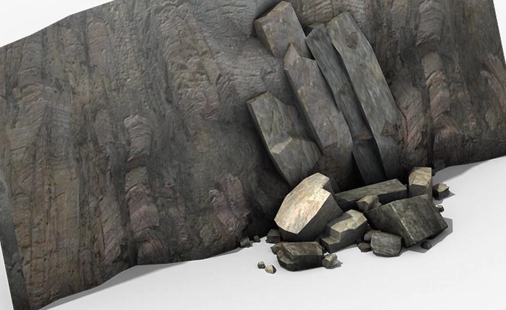 War Corps - Stone 01 3D model_3