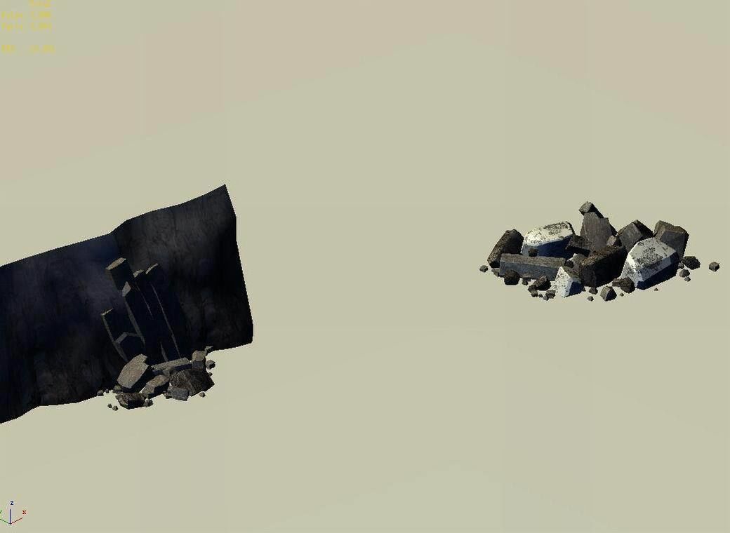 War Corps - Stone 01 3D model_5