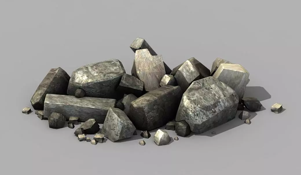War Corps - Stone 01 3D model_0