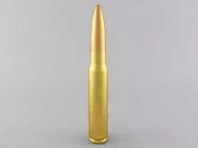 7 92x57mm Mauser Cartridge 3D model