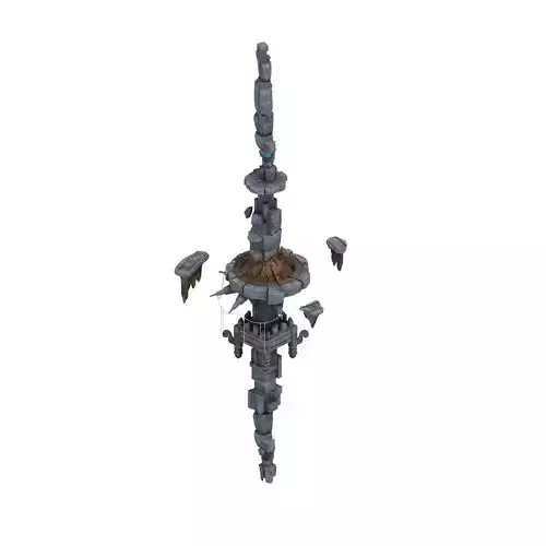 Recruit mountains - large stone columns