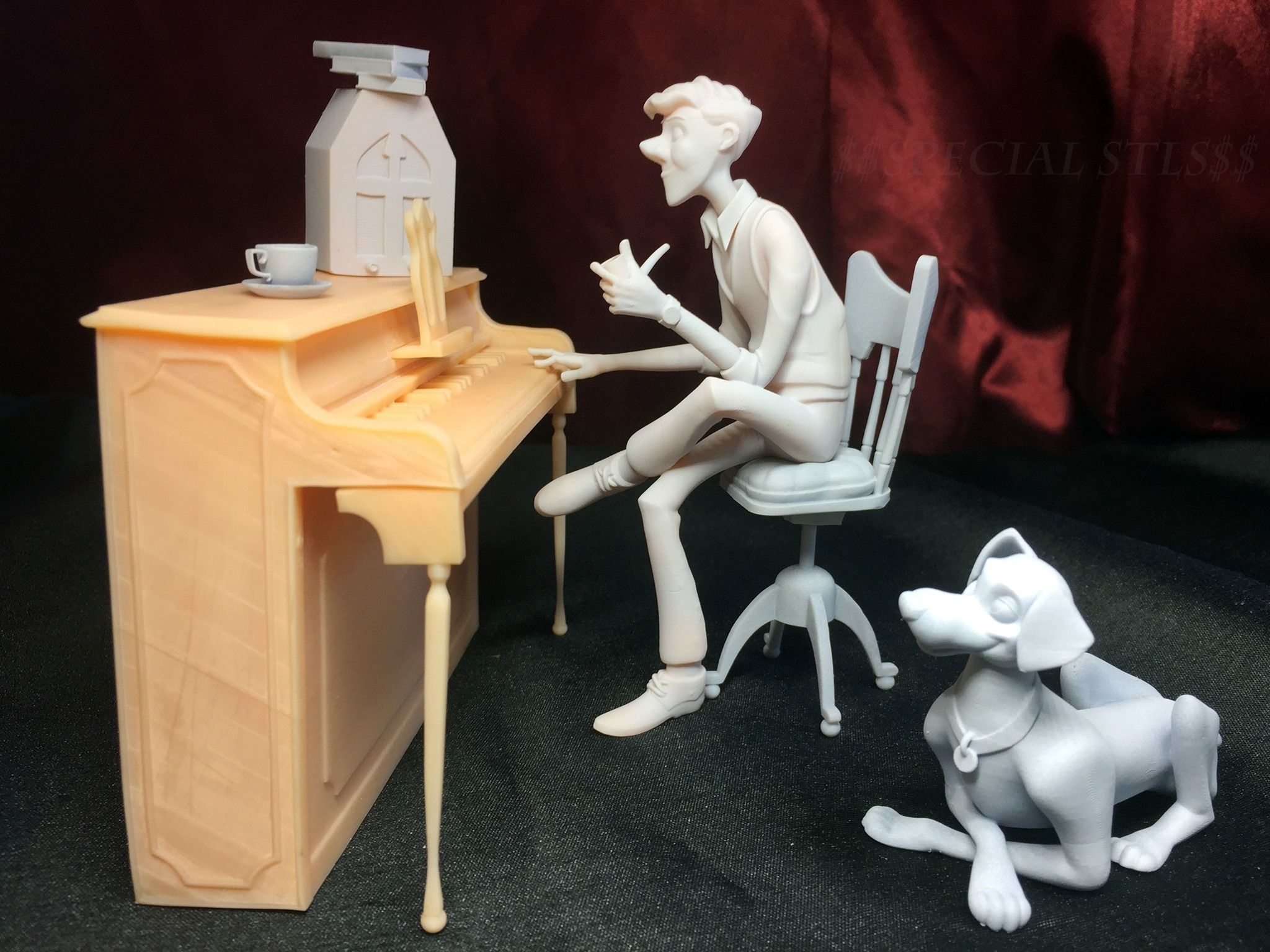 101 Dalmatians - Roger and Pongo  3D print model_1